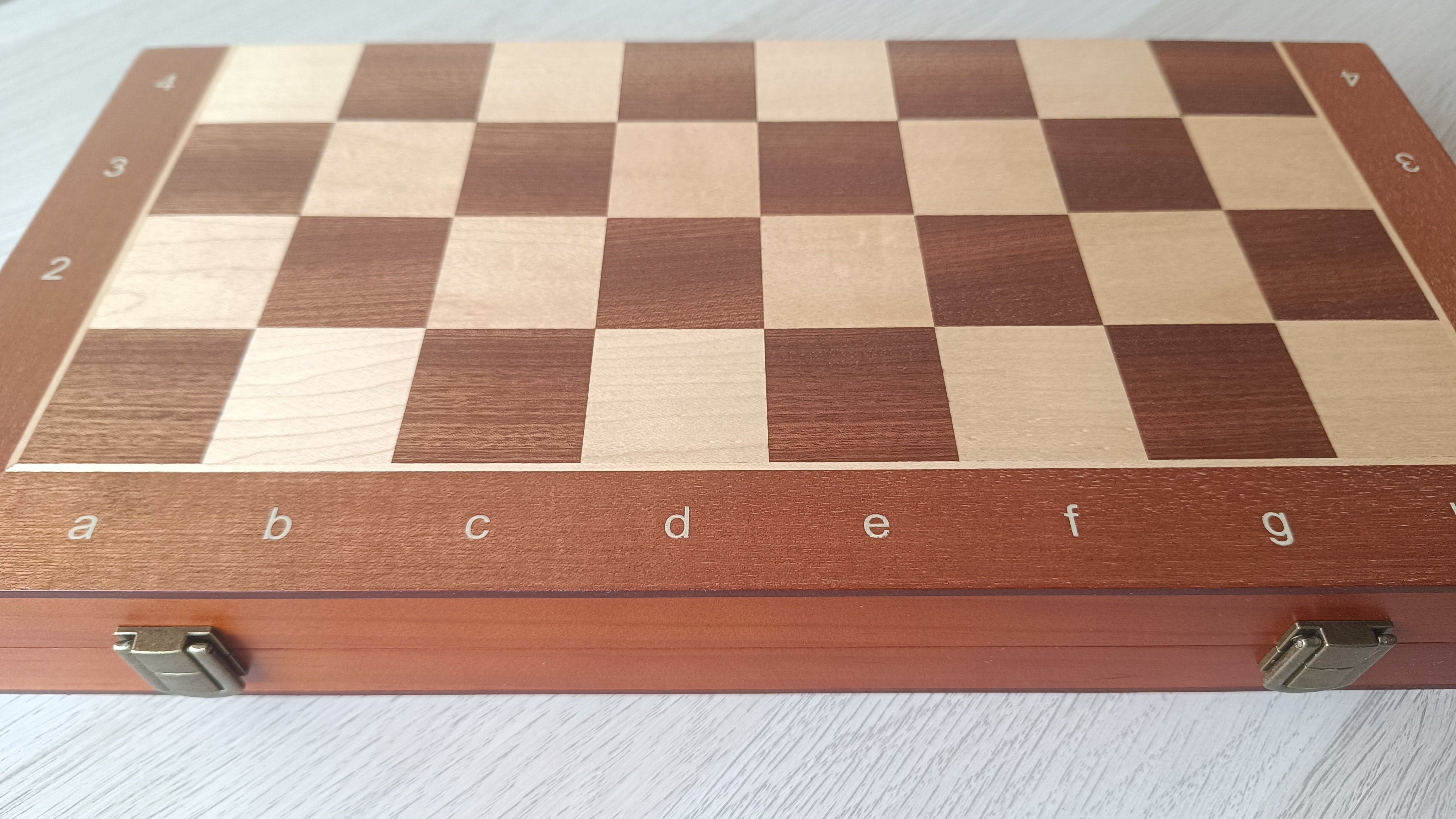 Échecs magnétiques en bois + dames en bois (38 x 38 cm) - Échecs magnétiques en bois + dames en bois (38 x 38 cm)
