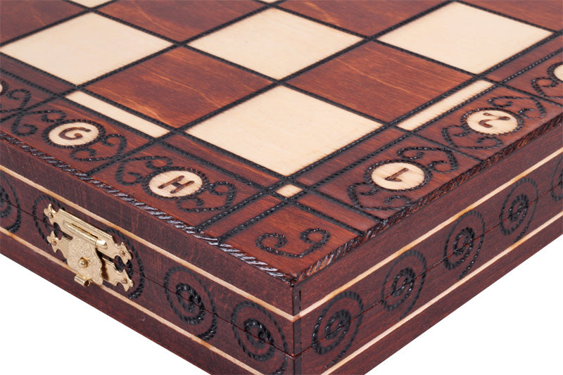 Jeu d'échecs CONSUL en bois de charme, de grande taille (48 x 48cm) - Ensemble Complet - e89207229275a347fcf6a6c8548a1633