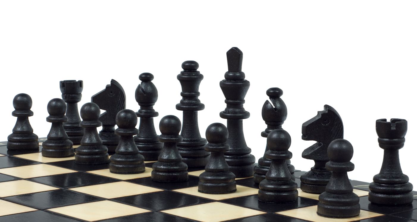 Jeu d'échecs MAGNETIQUE en bois de charme, pliant, de petite taille (28 x 28cm) - Ensemble Complet, couleur noire - d4d91a98005717d63ef8718075573414