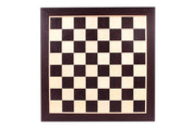Echiquier en marqueterie de bois de Wengé et Sycomore - échiquier classique de Taille 6