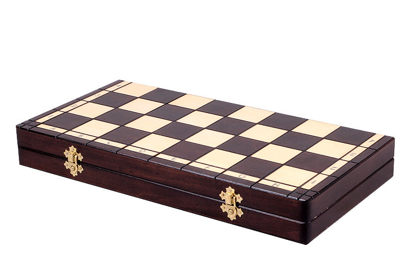 Jeu d'échecs d'AS en bois de charme, de taille moyenne (41 x 41cm) - Ensemble Complet - ed6160e809d5924893b321a4cabac995
