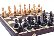 Juego de ajedrez de madera Rajastán 47 x 46,5 cm