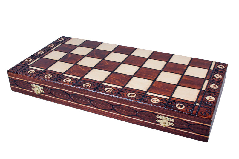Jeu d'échecs SENATEUR en bois de charme, de taille moyenne (41 x 41cm) - Ensemble Complet - 17e5d2c4c2a0610de0d9f705fb6c0dd1