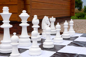 Plastic giant chess pieces (king height 74 cm)