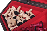 Jeu d'échecs en bois YALTA 3 Joueurs de grande taille  (54 x 47 cm)