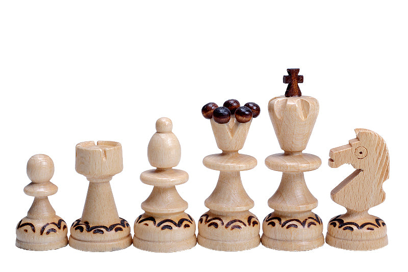 Jeu d'échecs PERLE en bois de hêtre, de petite taille (29 x 29cm) - Ensemble Complet - ea0d83ef3bcba142f889aa50e4c4d40e