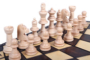 Jeu d'échecs en bois YALTA 3 Joueurs de grande taille  (54 x 47 cm)
