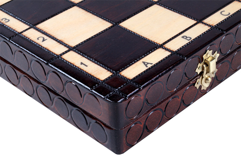 Jeu d'Echecs ROYAL en bois de charme, de grande taille (44 x 44cm) - Ensemble Complet - 4b547e789e8608a34ccc3622059b69fb