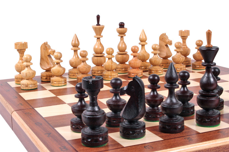 Juego de ajedrez de madera plegable Apertura 48 x 48 cm - Juego de ajedrez de madera plegable Apertura 48 x 48 cm