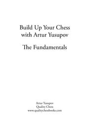 Build up your Chess 1 - Artur Yusupov (tapa blanda)