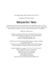 Build up your Chess 3 - Mastery, de Artur Yusupov (tapa blanda)