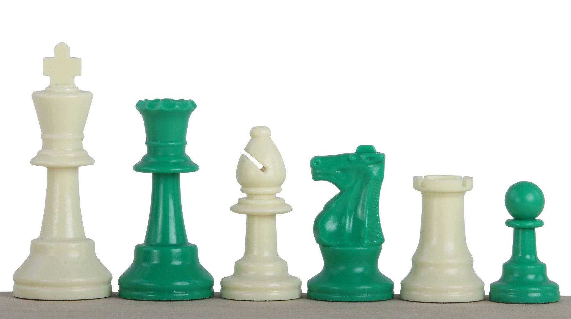 Pièces d'échecs vertes en plastique feutrées de taille 6 - bc77af1b50cee8b582bcd673a0bedaf4