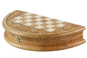 Chess Rubin - hand-carved round case (33cm)