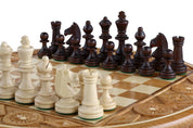 Chess Rubin - hand-carved round case (33cm)