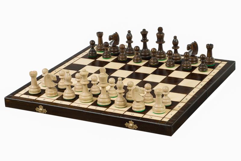 Jeu d'échecs OLYMPIQUE en bois de charme, de grande taille (41 x 41cm) - Ensemble Complet - 6ec9f6a44062eb456436a420f13c9254