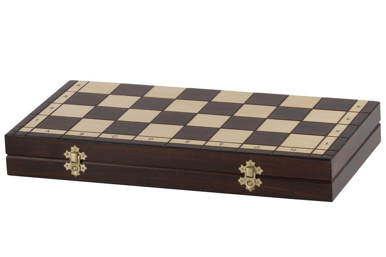 Juego de ajedrez de madera plegable Azulejo 42 x 42 cm - Juego de ajedrez de madera plegable Azulejo 42 x 42 cm