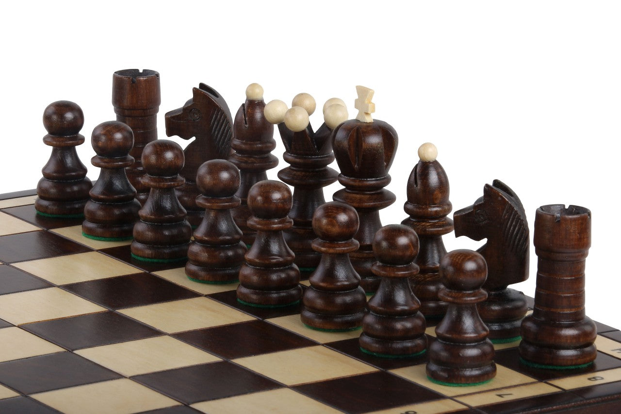Jeu d'échecs PERLE en bois de charme, de grande taille (42 x 42cm) - Ensemble Complet - 90840ad9ecfc138c695d868681ff2608