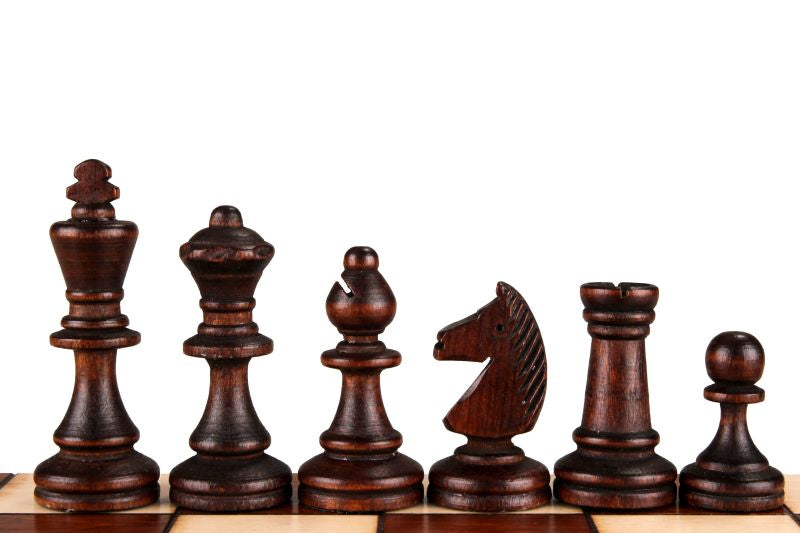 Jeu d'échecs MAGNETIQUE en bois de charme, pliant, de grande taille (35 x 35cm) - Ensemble Complet - 91ab7e972672cfbecd25d027683d32ac