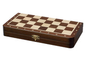 MAGNETIC Wooden Chess set (28 x 28 cm), Insert tray, Intarsy