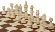 MAGNETIC Wooden Chess set (28 x 28 cm), Insert tray, Intarsy