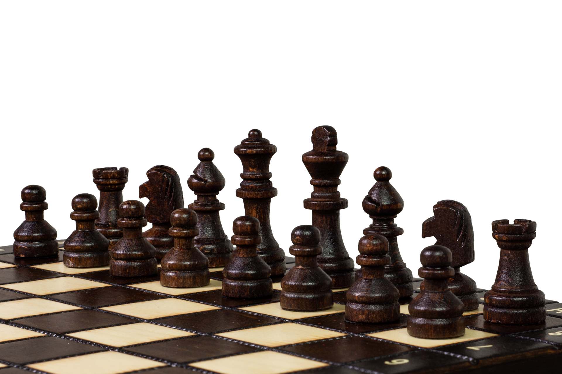 Jeu d'échecs Scolaire MAGNETIQUE en bois de charme, pliant, de petite taille (27 x 27cm) - Ensemble Complet - 0f0560035f0f62e10a7568f95e73214b