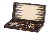 Tablero de juegos de madera Tríada 28 x 28 cm para ajedrez, damas y backgammon
