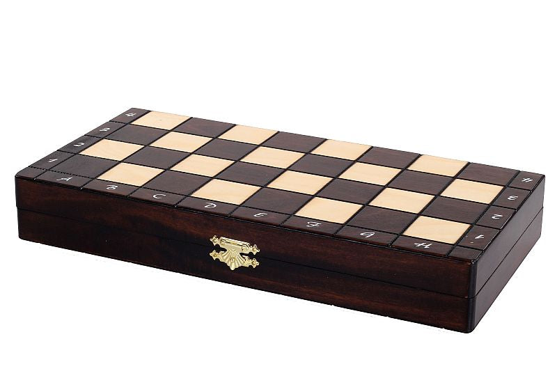 Jeu d'Echecs ROYAL MAXI en bois de charme et de hêtre, de taille moyenne (31 x 31cm) - Ensemble Complet (jeu de notre nouvelle gamme) - f06f55335b2423960d0aae78cb245380