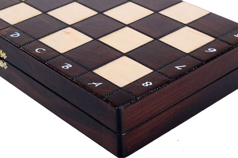 Jeu d'Echecs ROYAL MAXI en bois de charme et de hêtre, de taille moyenne (31 x 31cm) - Ensemble Complet (jeu de notre nouvelle gamme) - 2001982929775ad2fa9e09ca74676a4c
