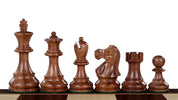 Pièces d'échecs Reykjavik en bois d'acacia et buis - Taille 3,50''