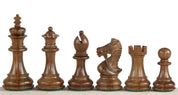 Pièces d'échecs roi's Bridal en bois d'acacia et buis  - Taille 3,50''