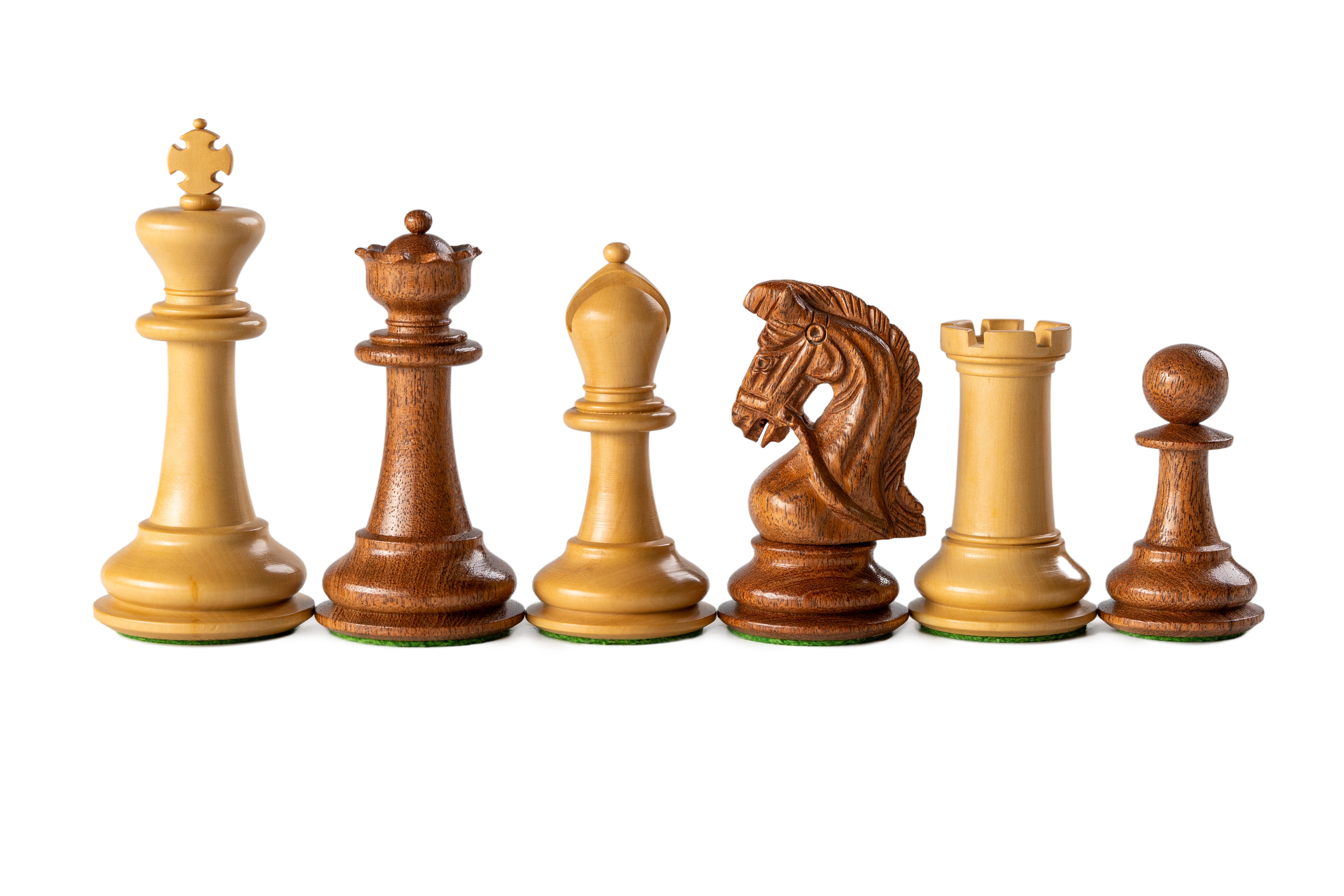 Pièces d'échecs Sultan en bois d'acacia et buis - Taille 3,75'' - 3941216d5bdc9ab879688b5e6c57862f