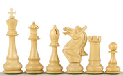 NAPOLEON EBONY CHESS FIGURES 6 INCHES