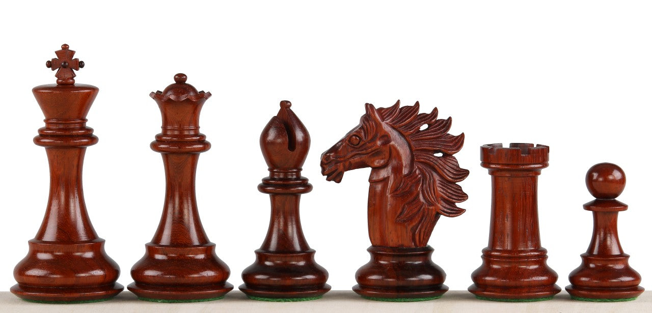 Pièces d'échecs Baggio Redwood en bois de padouk et de buis - Taille 4,00'' - 1c1cfc47abfe1f01cf5f9dc1351afbd9