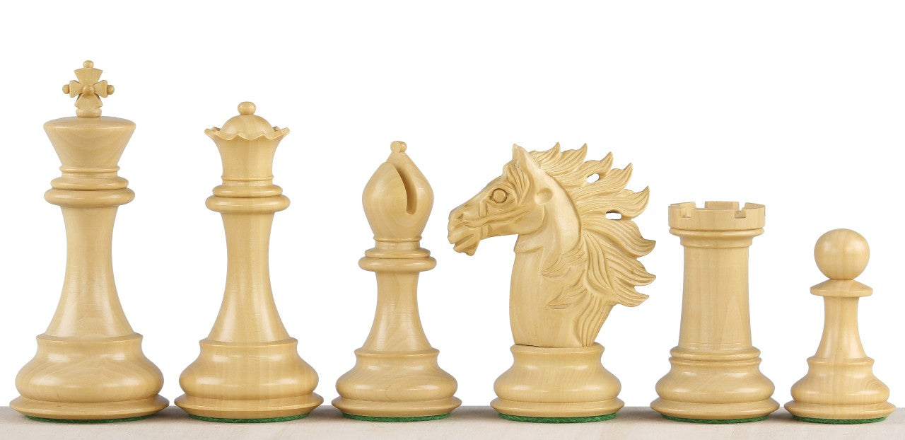 Pièces d'échecs Baggio Redwood en bois de padouk et de buis - Taille 4,00'' - a8b020052822266ae4e65bbd95c12584