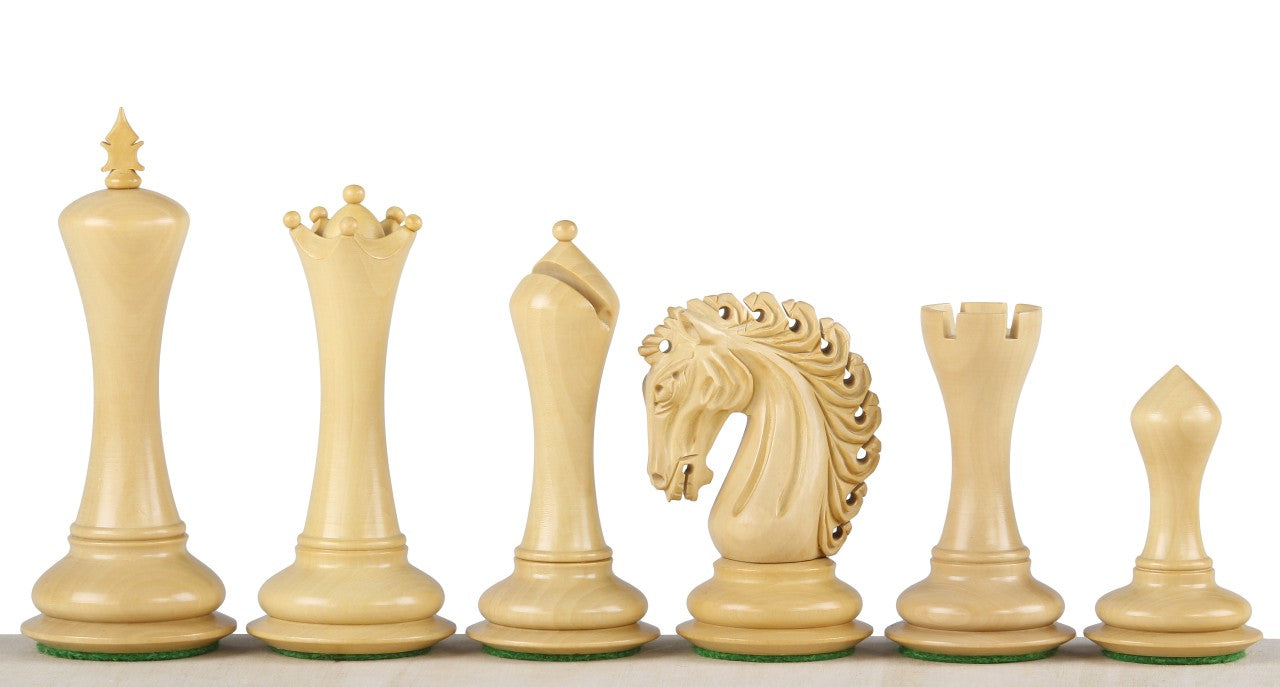 Pièces d'échecs Empire Ebony en bois d'ébène et buis - Taille 4,25'' - a61f5c0447d842476f3bda74f8fa6708