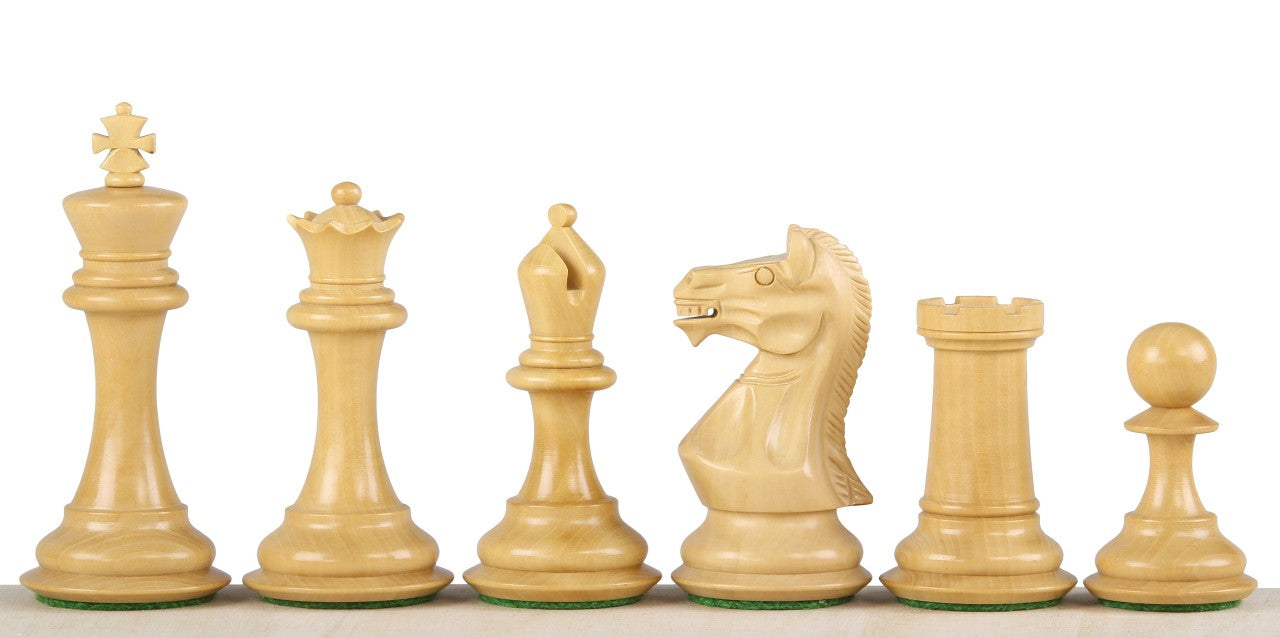 Pièces d'échecs Potish Head Ebony en bois d'ébène et de buis - Taille 3,75'' - c46e29c523d47a8984bd8c2f822db68b