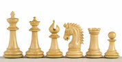 Pièces d'échecs Sheikh Ebonized en bois de buis teinté et naturel - Taille 4,00''