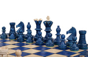 Juego de ajedrez AMBASADOR New Line, color azul (54 cm)