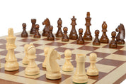 Juego de ajedrez «German» | Rey de 98 mm | Casilla de 58 mm | De madera