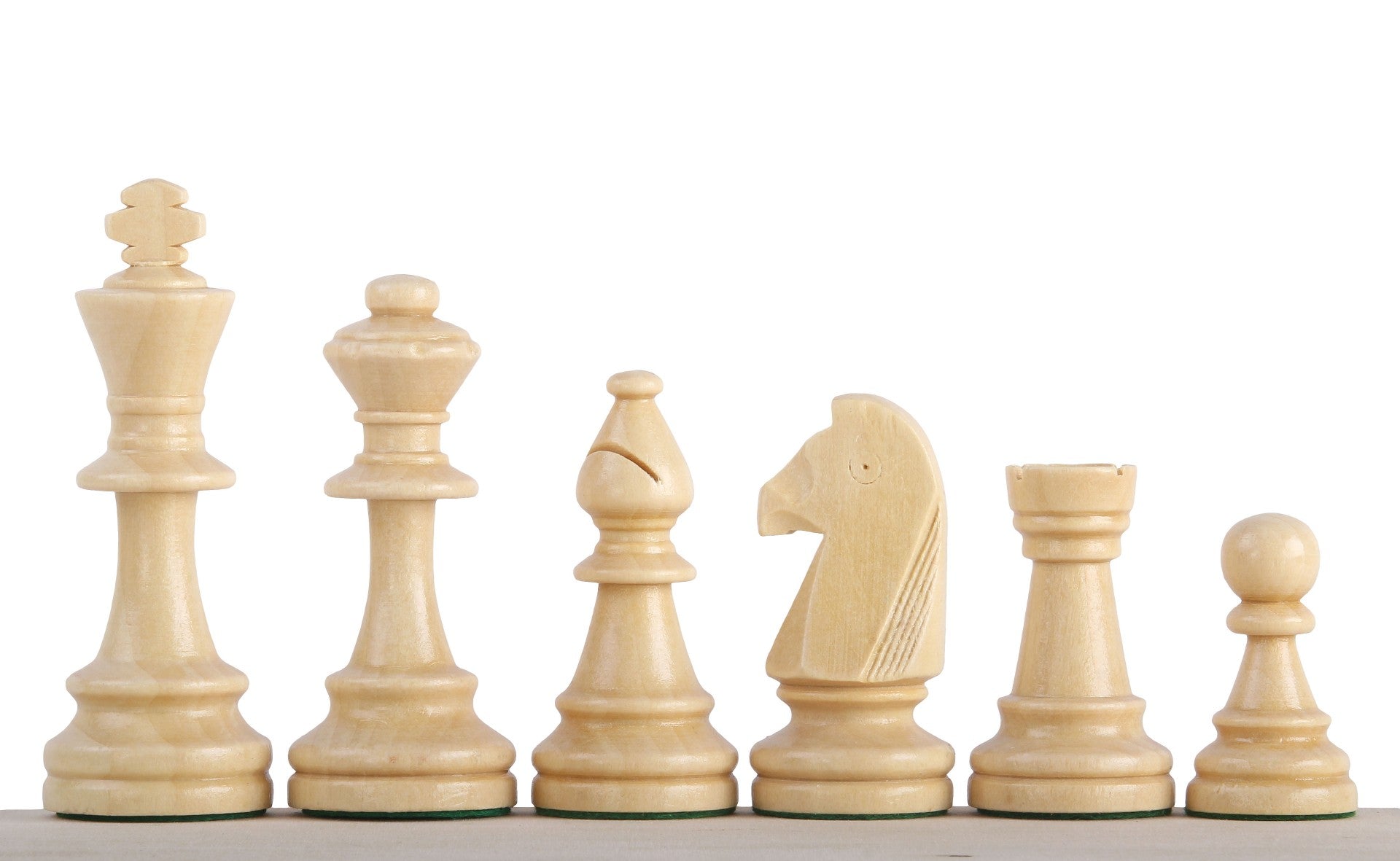 Les pièces d'échecs en bois STAUNTON de taille 6 dans un poly-sac - 1db5896b9036df26579b5db0dbde5bcc