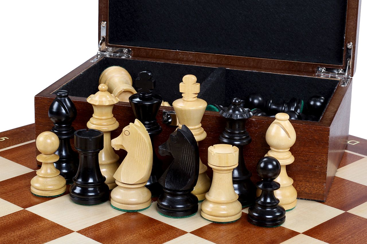 High Quality Chess Box - Sapele wood Veneer (24x15x8,5cm) - High Quality Chess Box - Sapele wood Veneer (24x15x8,5cm)