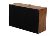 Boîte de rangement Luxe en bois de noyer pour pièces d'échecs de taille 3,75''