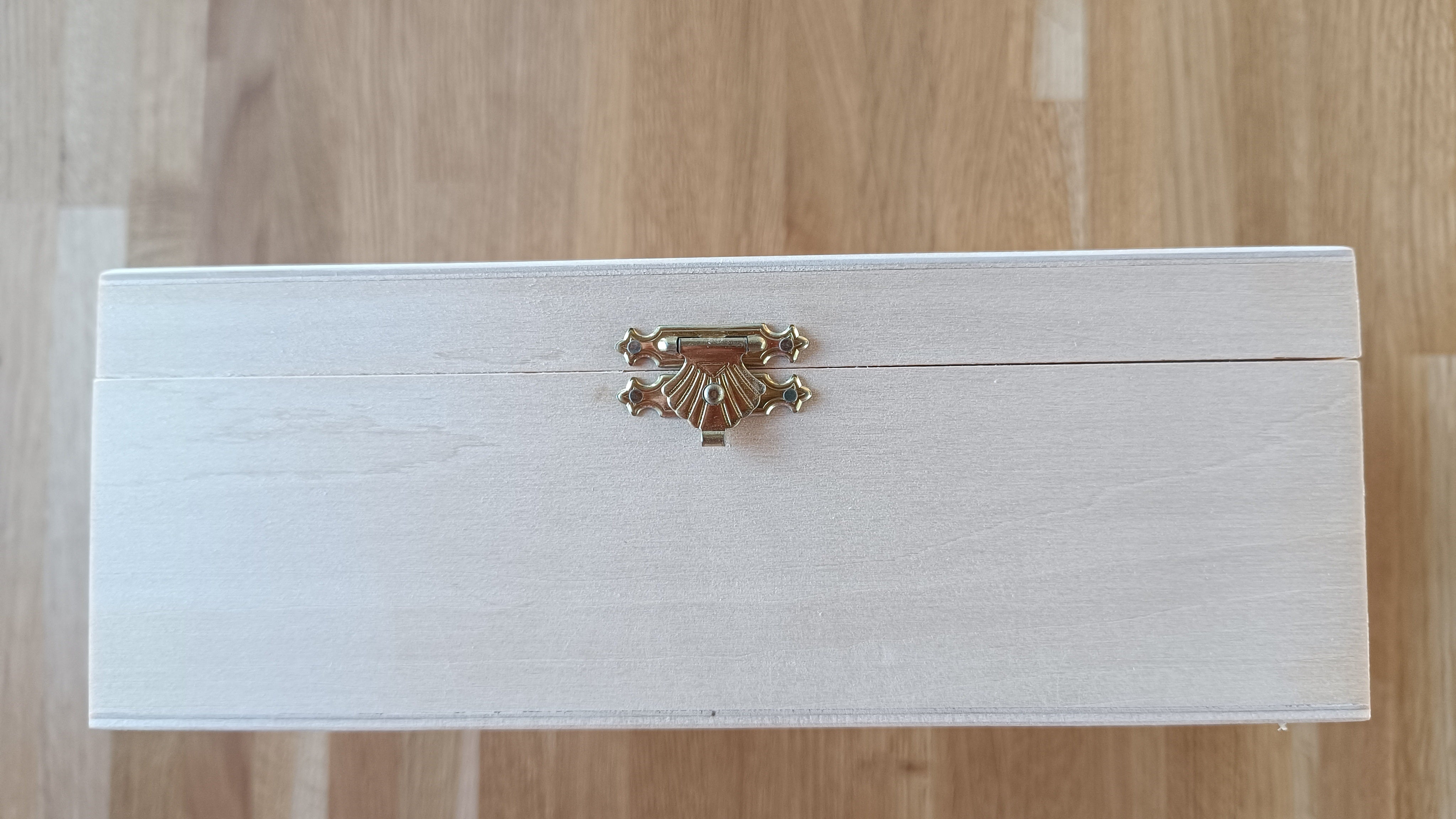 Boîte de rangement en bois brut pour pièces d'échecs de taille 6 à peindre soi-même  - Boîte de bricolage - Boîte de rangement en bois brut pour pièces d'échecs de taille 6 à peindre soi-même  - Boîte de bricolage