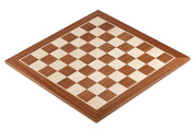 Échiquier en marqueterie de bois d'acajou et sycomore  + Pièces d'échecs Timeless Ebonized - Ensemble de taille 6