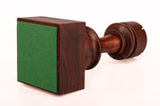 Trophée d'échecs - Tour noire en bois 27cm