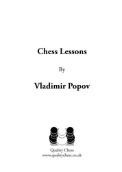 Lecciones de ajedrez de Vladimir Popov (tapa blanda)