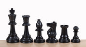 Pièces d'échecs plastique feutrées de taille 6