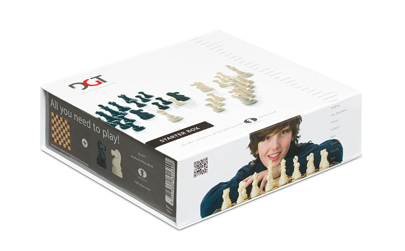 Coffret échecs DGT Chess Starter - Box Grey (pièces + échiquier) - 7f2ccf646316591c642d15647e8ba3d9