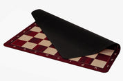 Roll-up chessboard no. 6 (51 cm), non-slip MAHOGANY bottom