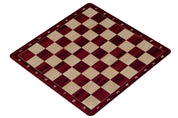 Roll-up chessboard no. 6 (51 cm), non-slip MAHOGANY bottom